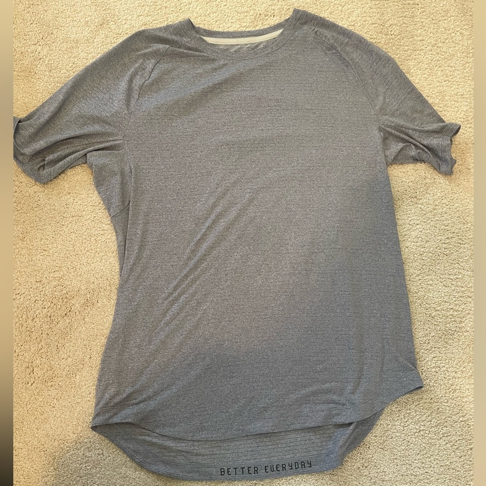 License to train short sleeve shirt light blue XL